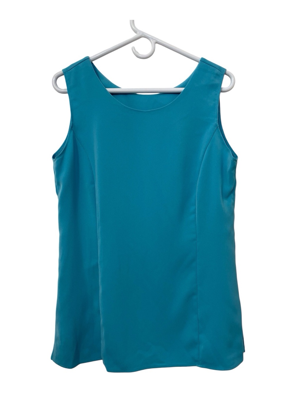 Women’s Teal Sleeveless A-Line Top, M